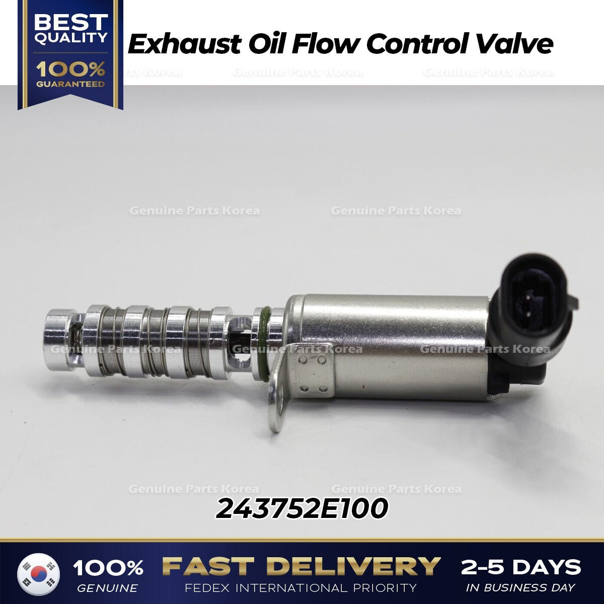 Genuine Exhaust Oil Flow Control Valve 243752E100 for Kia Forte Seltos Soul