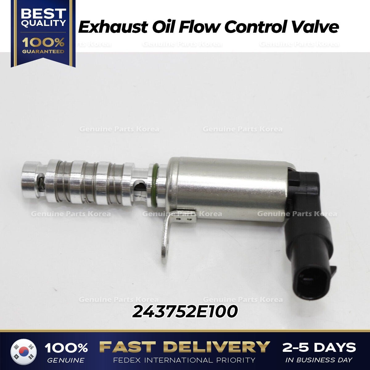 Genuine Exhaust Oil Flow Control Valve 243752E100 for Kia Forte Seltos Soul
