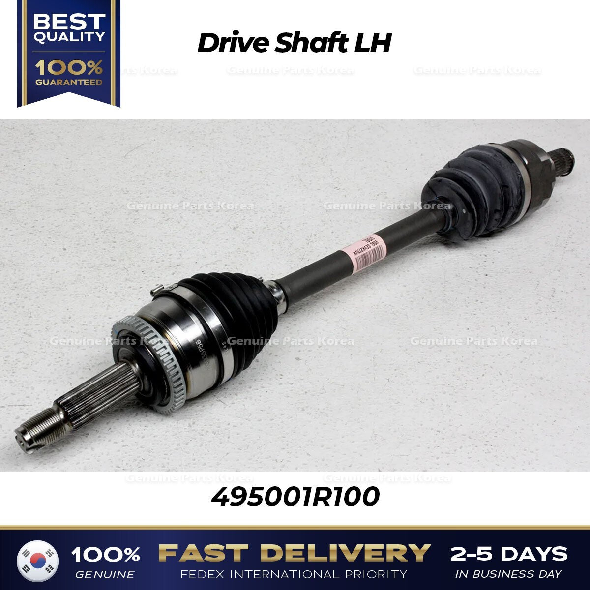 Genuine Drive Shaft LH 495001R100 for Hyundai Accent