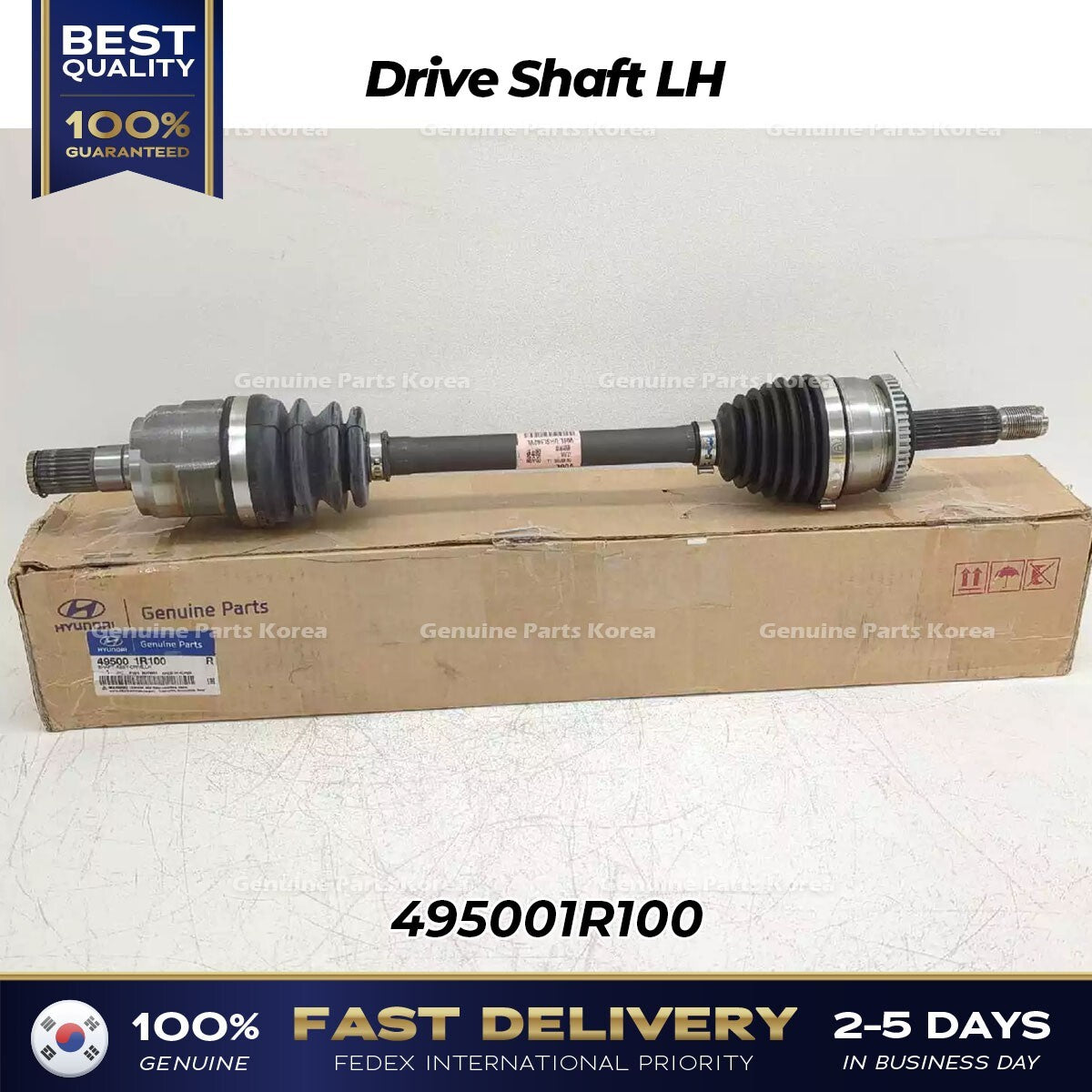 Genuine Drive Shaft LH 495001R100 for Hyundai Accent