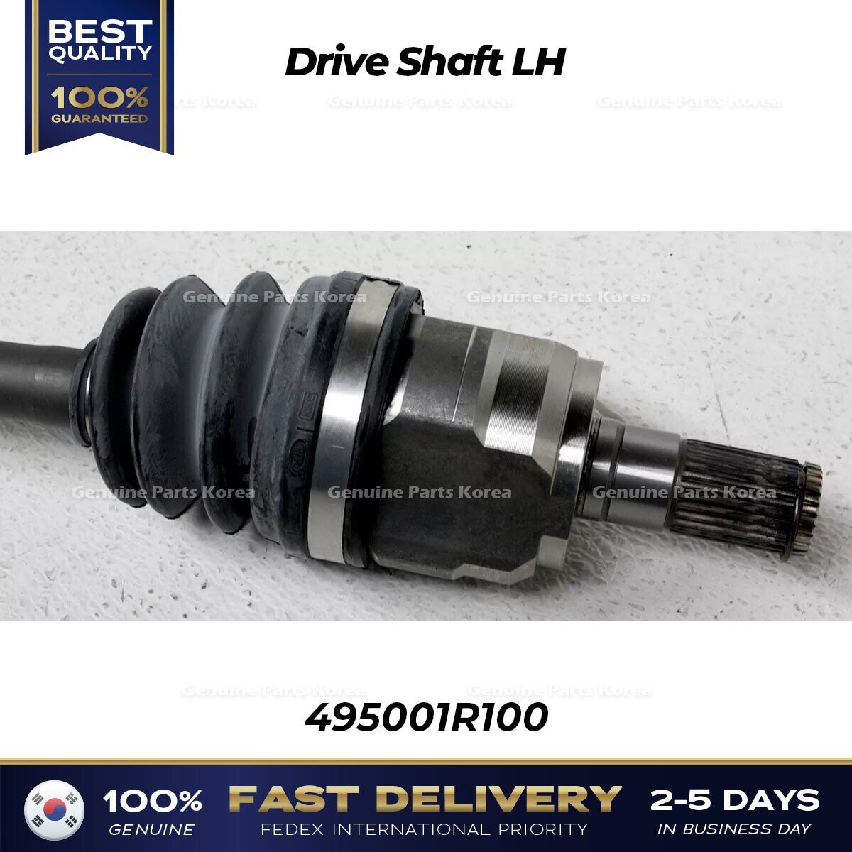 Genuine Drive Shaft LH 495001R100 for Hyundai Accent