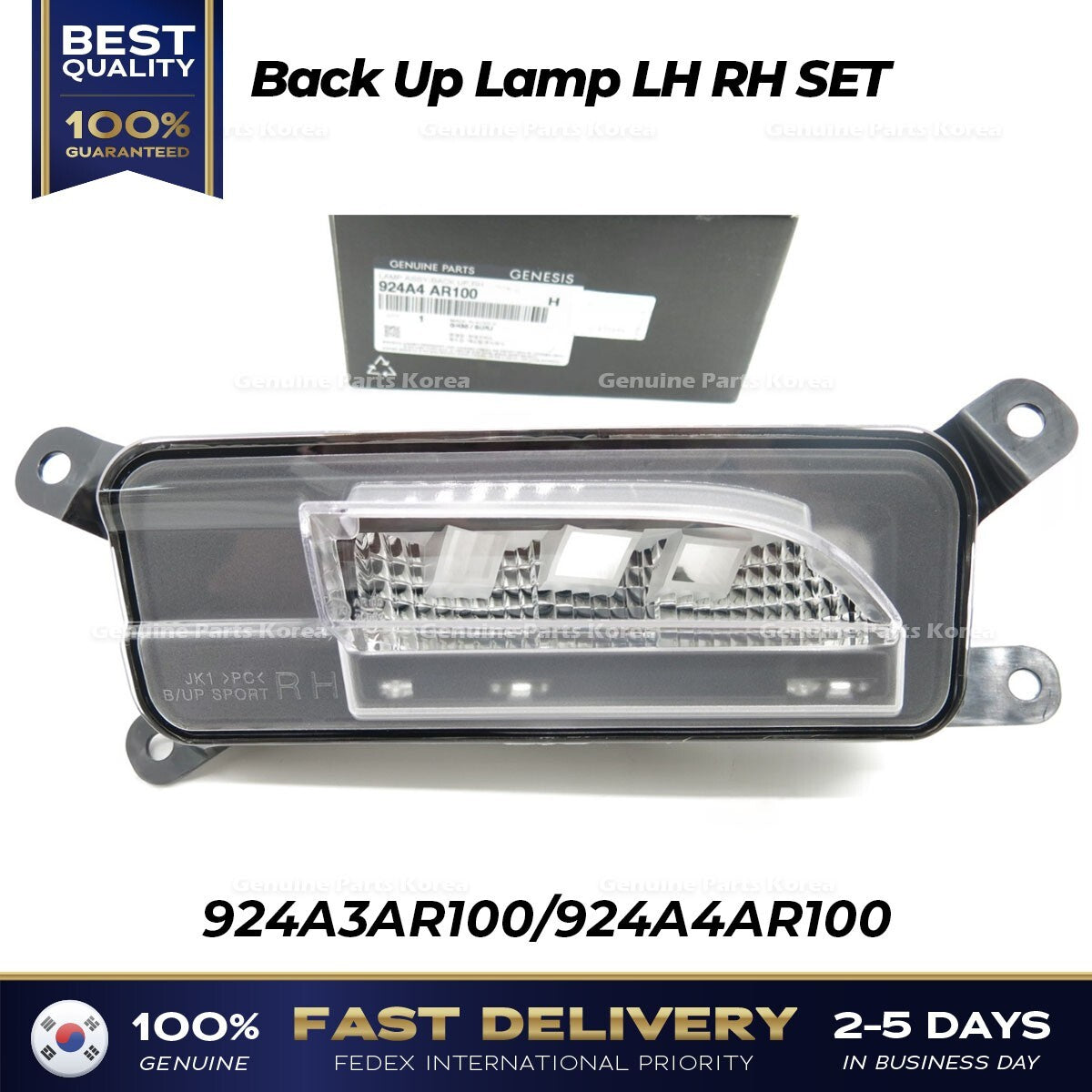 Genuine Back Up Lamp LH RH SET for Hyundai Genesis GV70