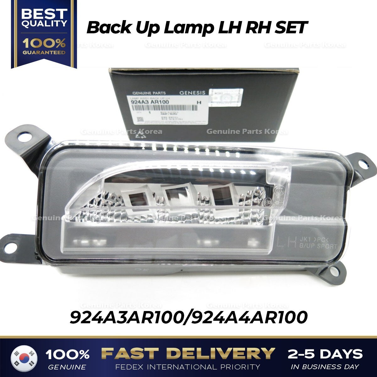Genuine Back Up Lamp LH RH SET for Hyundai Genesis GV70