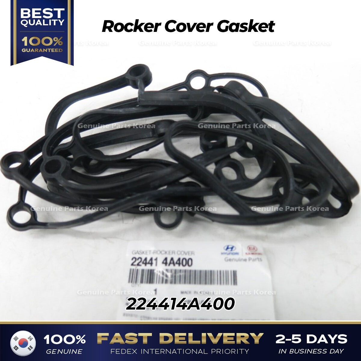 Genuine Rocker Cover Gasket 224414A400 for Hyundai H1 Kia Sorento