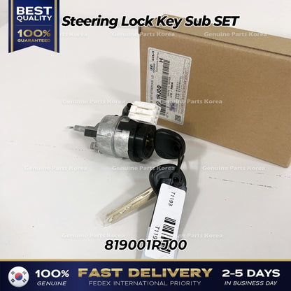 Genuine Steering Lock Key Sub SET 819001RJ00 for Hyundai Accent