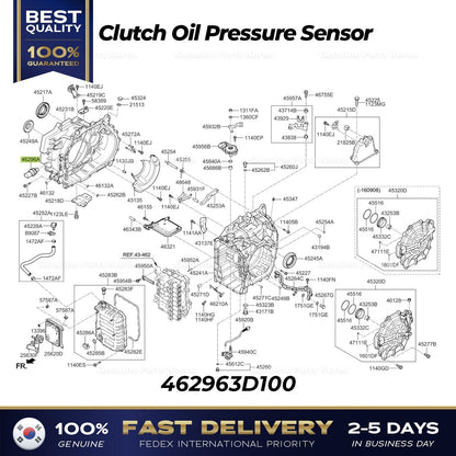 Genuine Clutch Oil Pressure Sensor 462963D100 for Hyundai Kia
