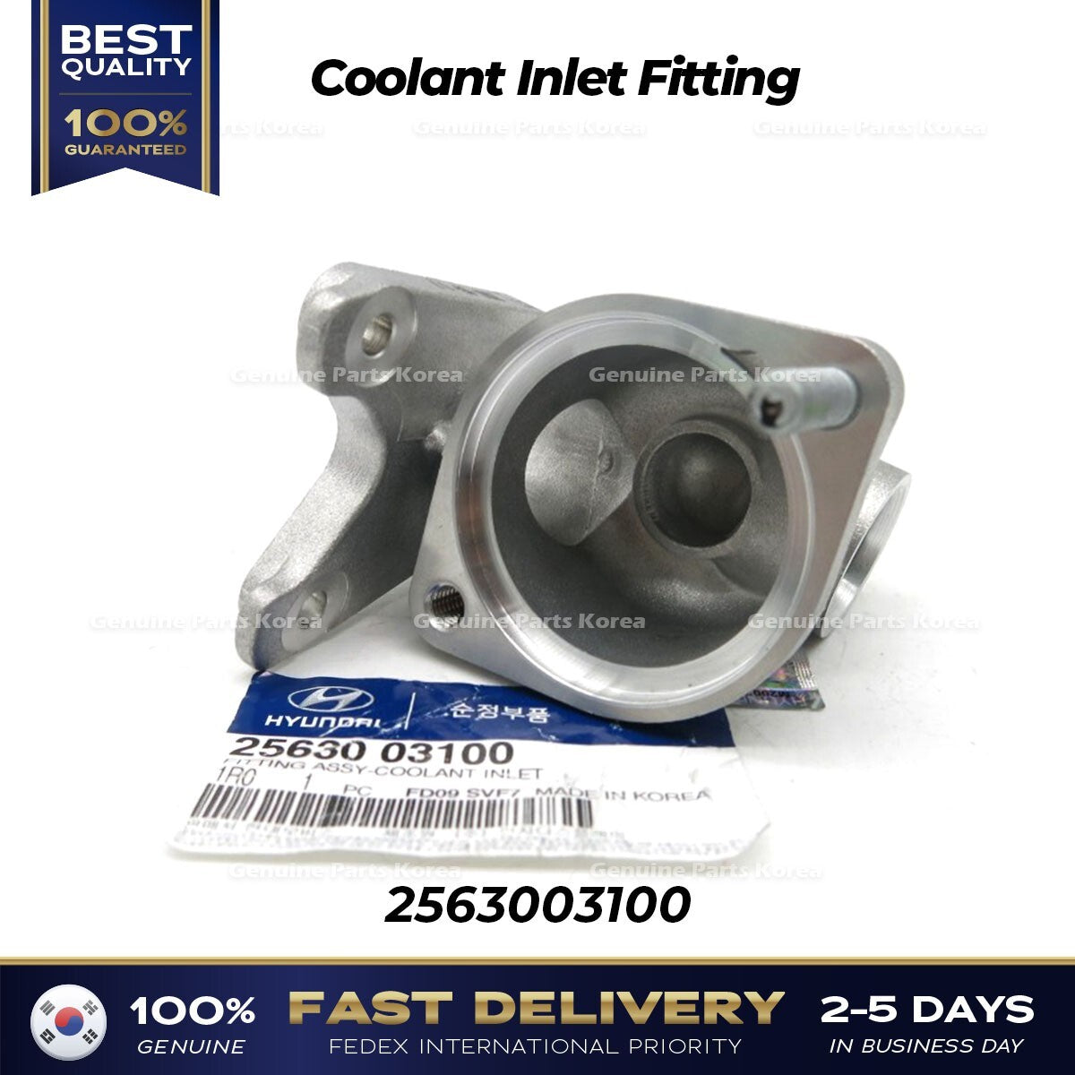 Genuine Coolant Inlet Fitting 2563003100 for Hyundai Accent