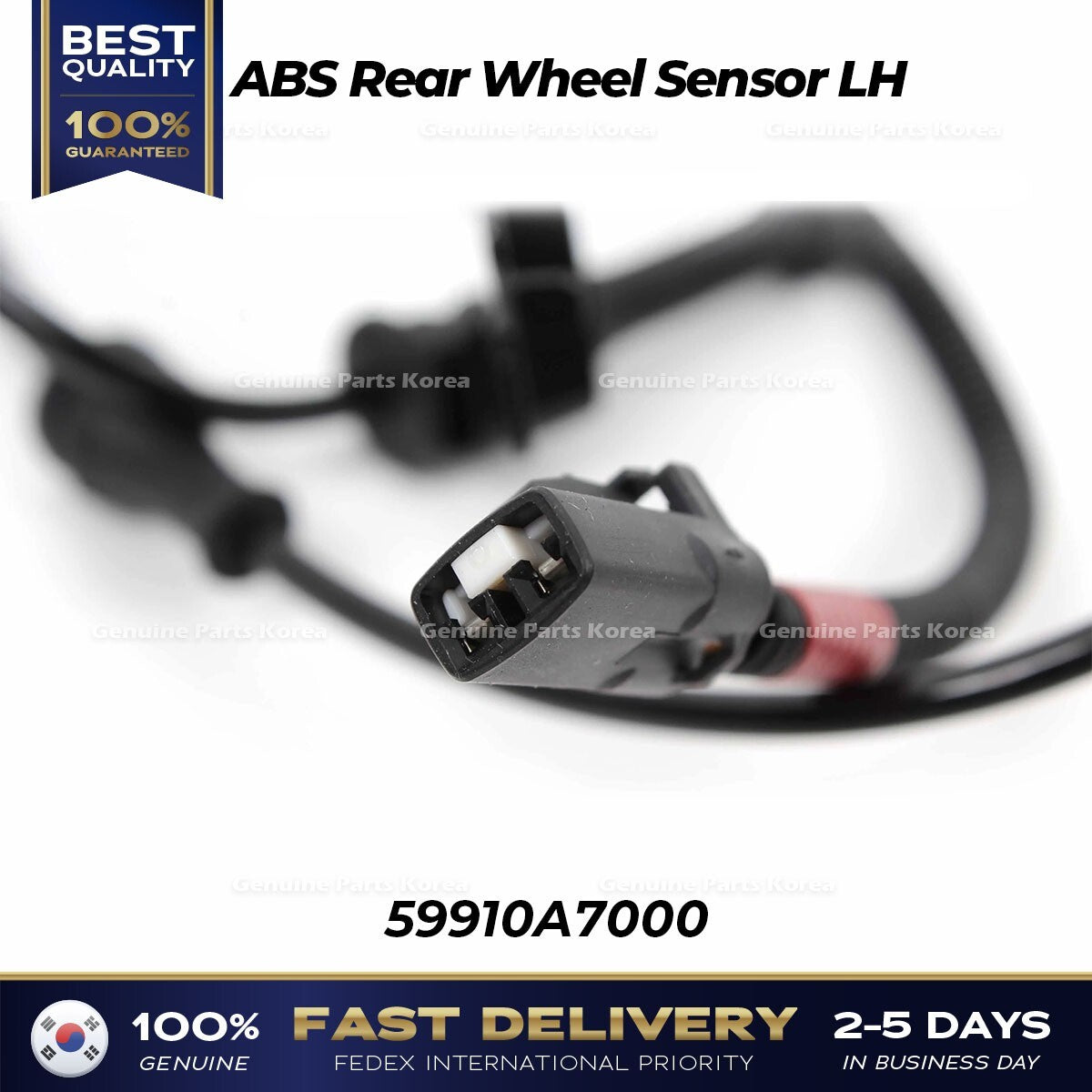 Genuine ABS Rear Wheel Sensor LH 59910A7000 for Kia Forte