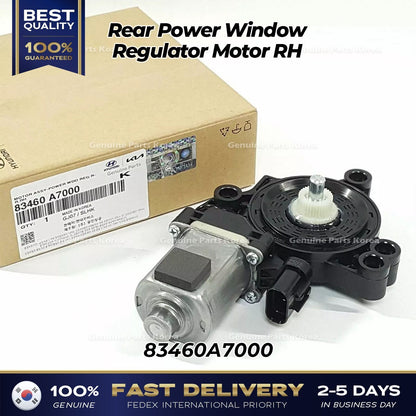 Genuine Rear Power Window Regulator Motor RH 83460A7000 for Kia Forte