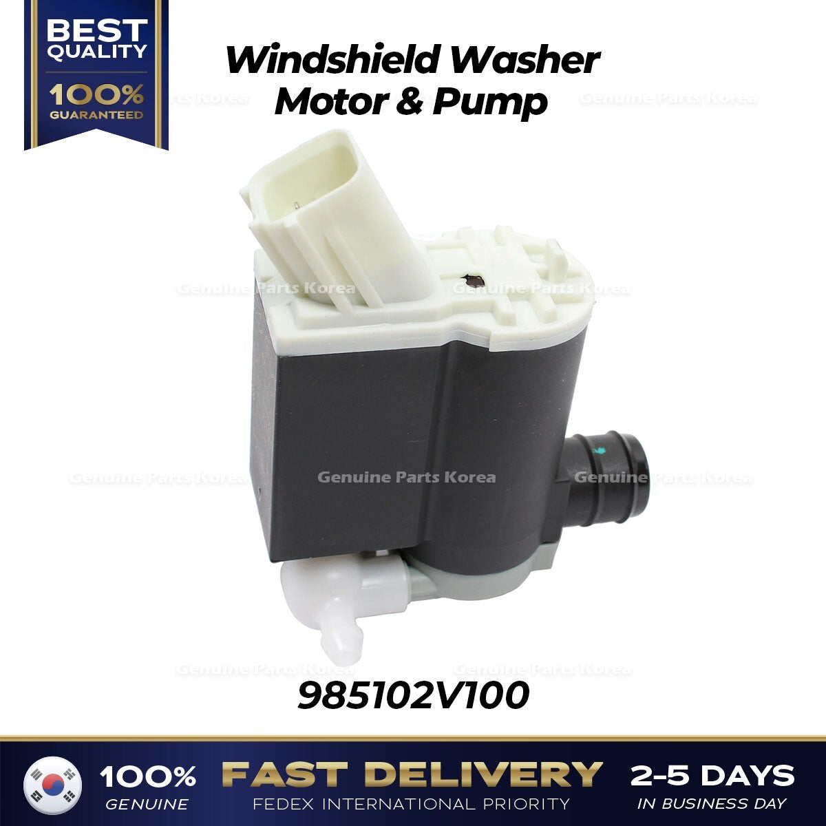 Genuine Windshield Washer Motor & Pump 985102V100 for Kia Sedona Sportage