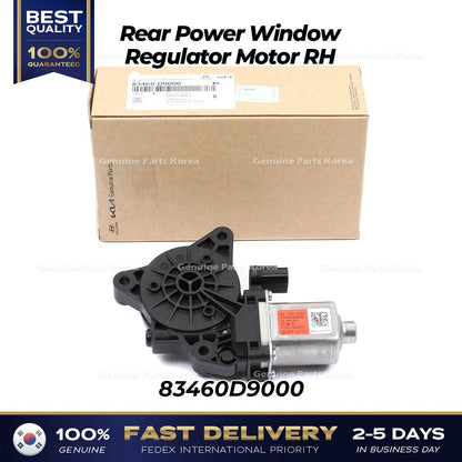 Genuine Rear Power Window Regulator Motor RH 83460D9000 for Kia Sportage