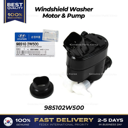 Genuine Windshield Washer Motor & Pump 985102W500 for Hyundai Kia