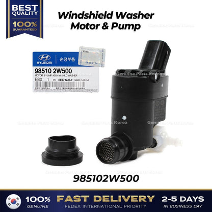 Genuine Windshield Washer Motor & Pump 985102W500 for Hyundai Kia