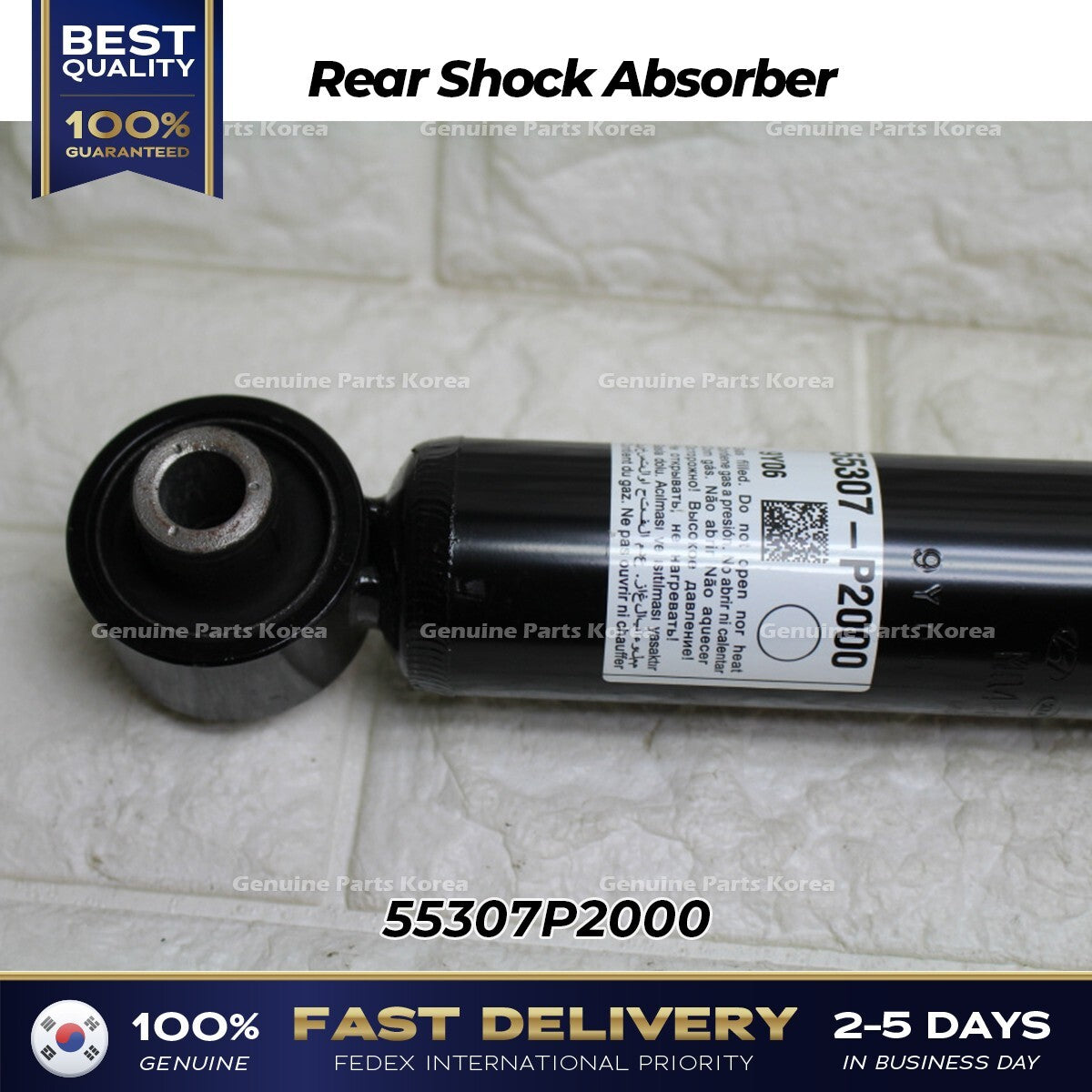 Genuine Rear Shock Absorber 55307P2000 for Kia Sorento