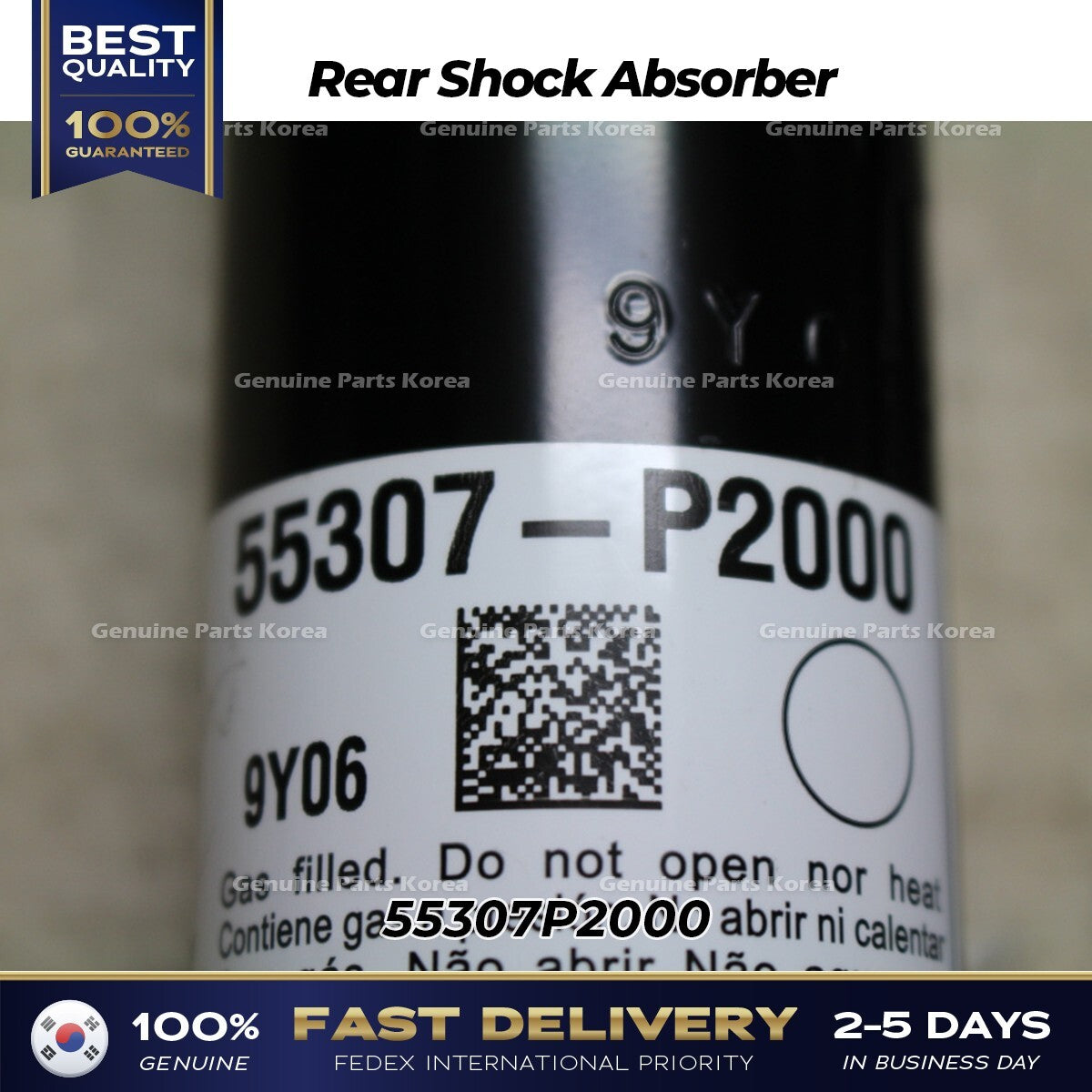 Genuine Rear Shock Absorber 55307P2000 for Kia Sorento