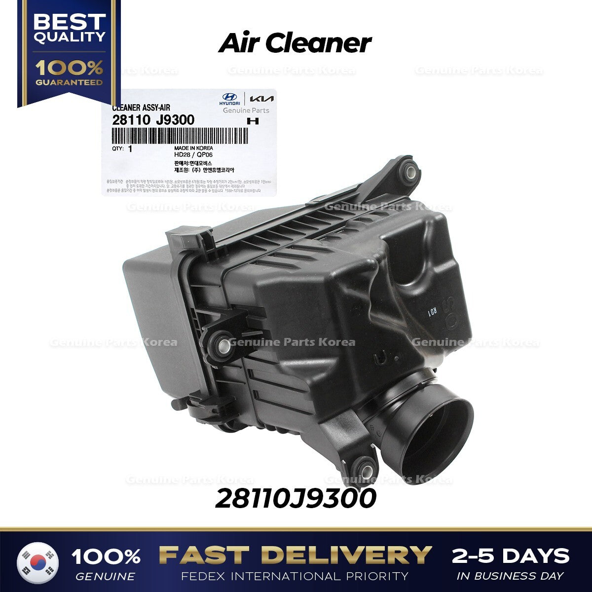 Genuine Air Cleaner 28110J9300 for Hyundai Kona