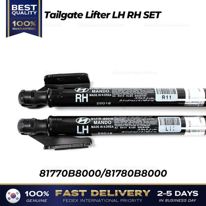 Genuine Tailgate Lifter LH RH SET 81770B8000 81780B8000 for Hyundai Santa Fe