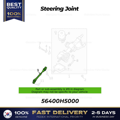 Genuine Steering Joint 56400H5000 for Hyundai Accent Venue Kia Rio