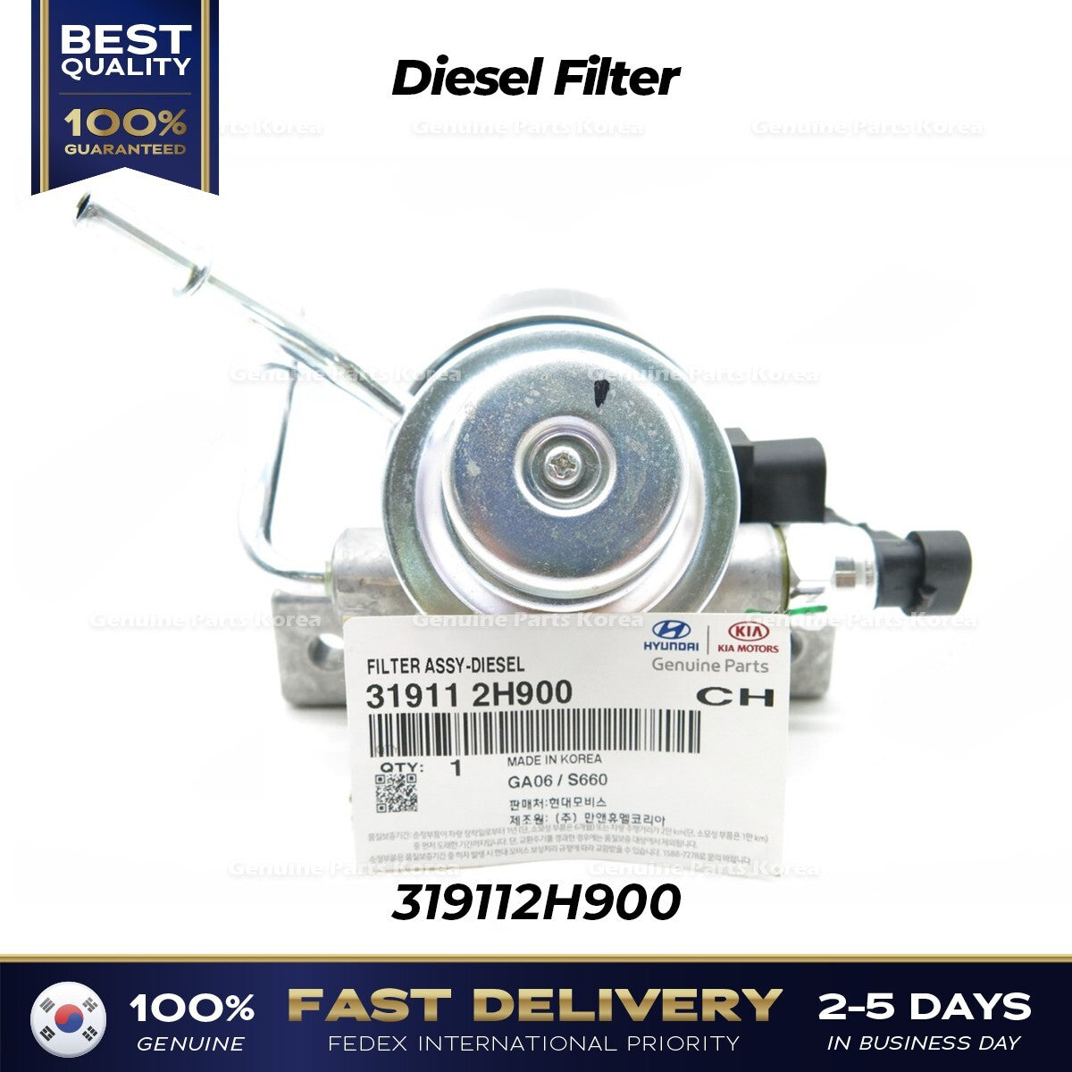 Genuine Diesel Filter 319112H900 for Hyundai Elantra Kia Forte