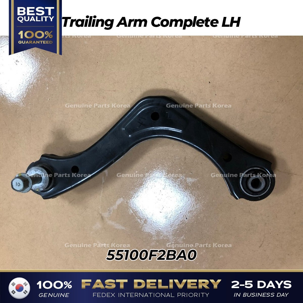 Genuine  Trailing Arm Complete LH 55100F2BA0 for Hyundai Elantra Kia Forte