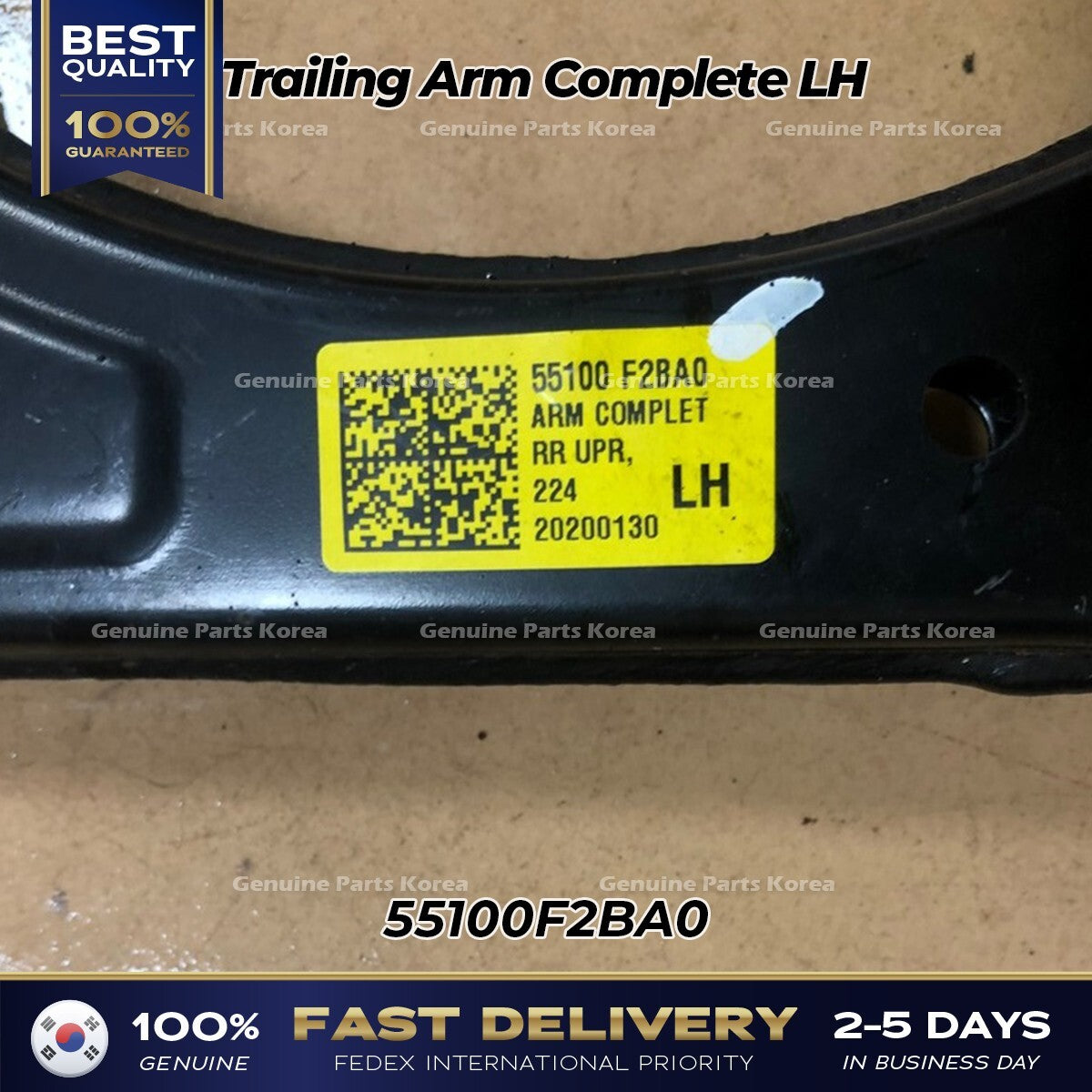 Genuine  Trailing Arm Complete LH 55100F2BA0 for Hyundai Elantra Kia Forte