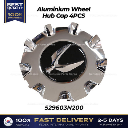 Genuine Aluminium Wheel Hub Cap 4PCS 529603N200 for Hyundai Equus