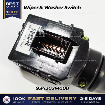 Genuine Wiper & Washer Switch 934202M000 for Hyundai Accent Kia Forte