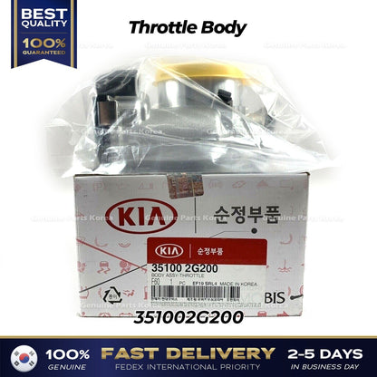 Genuine Throttle Body 351002G200 for Hyundai Sonata Kia Forte