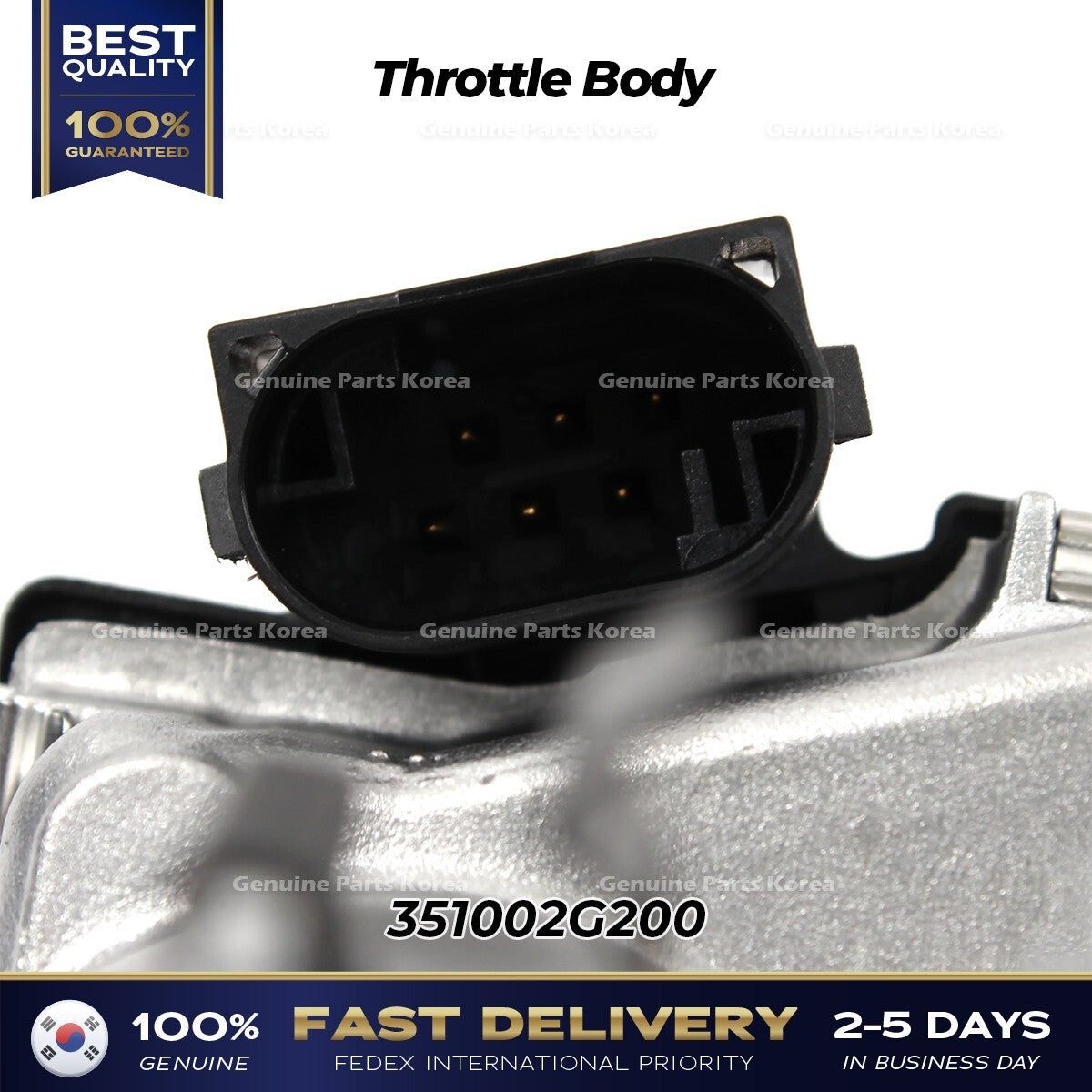 Genuine Throttle Body 351002G200 for Hyundai Sonata Kia Forte