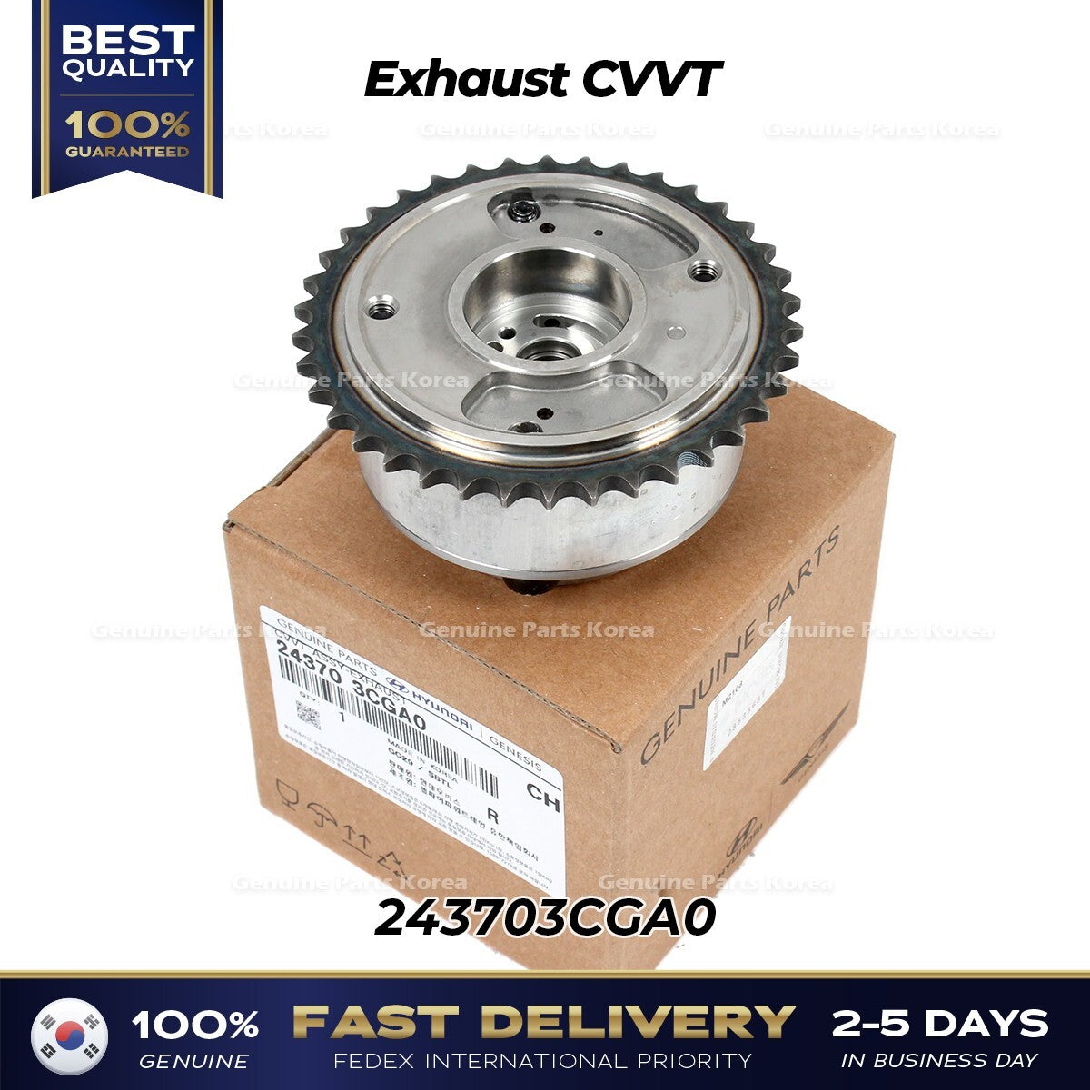 Genuine Exhaust CVVT 243703CGA0 for Hyundai Genesis Kia