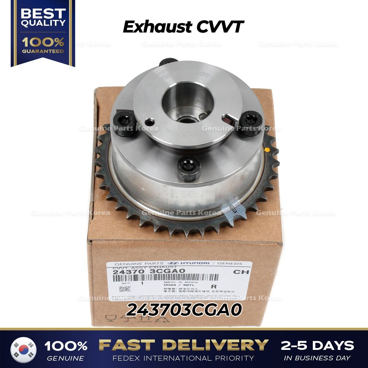 Genuine Exhaust CVVT 243703CGA0 for Hyundai Genesis Kia