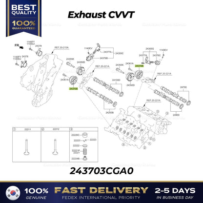 Genuine Exhaust CVVT 243703CGA0 for Hyundai Genesis Kia