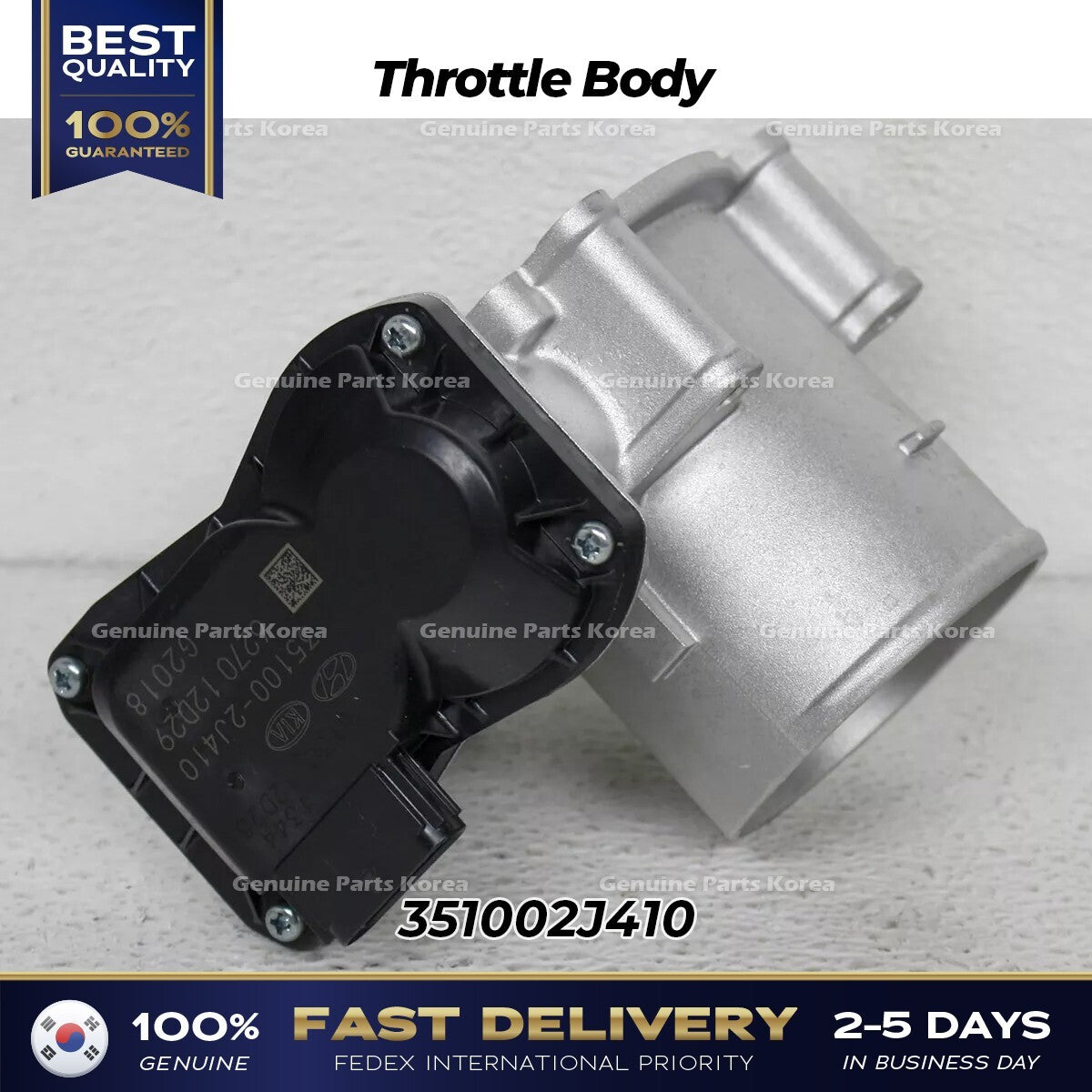 Genuine Throttle Body 351002J410 for Hyundai Elantra Kona