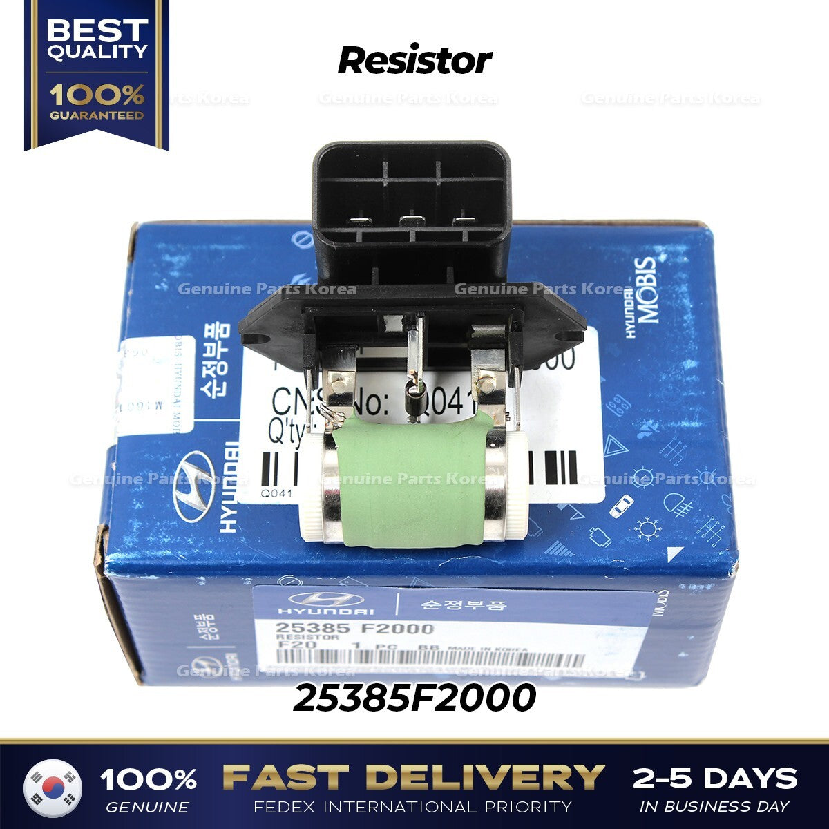 Genuine Resistor 25385F2000 for Hyundai Elantra Sonata