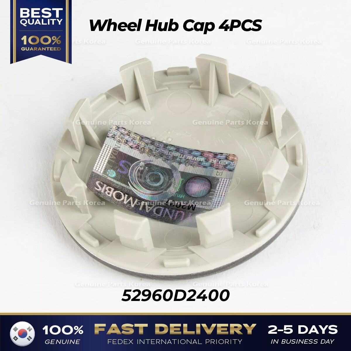 Genuine Wheel Hub Cap 4PCS 52960D2400 for Hyundai Genesis