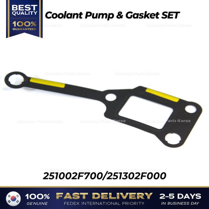 Genuine Coolant Pump & Gasket SET 251002F700 for Hyundai Santa Fe Tuscon
