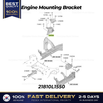 Genuine Engine Mounting Bracket 21810L1550 for Hyundai Sonata