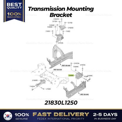 Genuine Transmission Mounting Bracket 21830L1250 for Hyundai Sonata