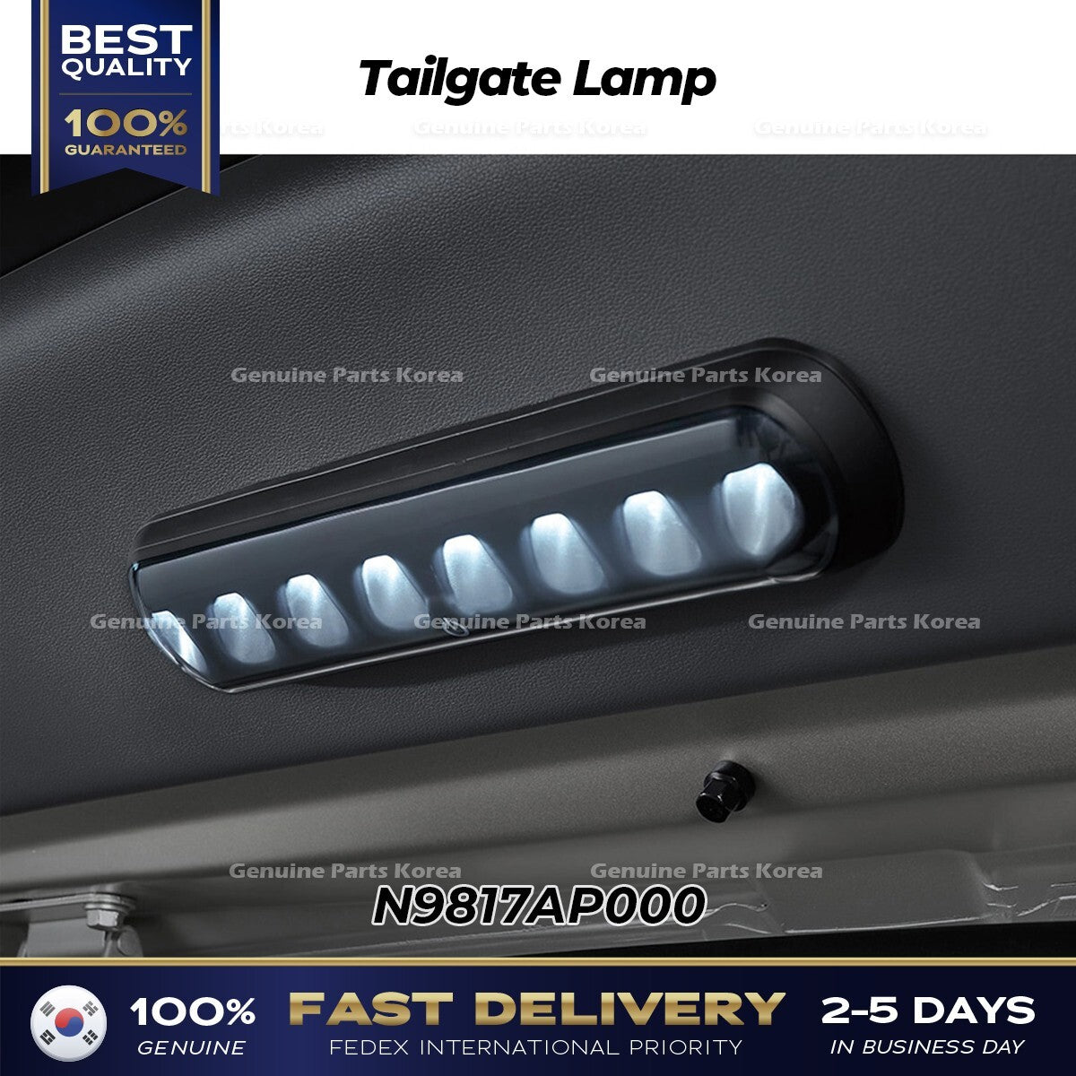 Genuine Tailgate Lamp N9817AP000 for Hyundai Ioniq 5 Tuscon NX4