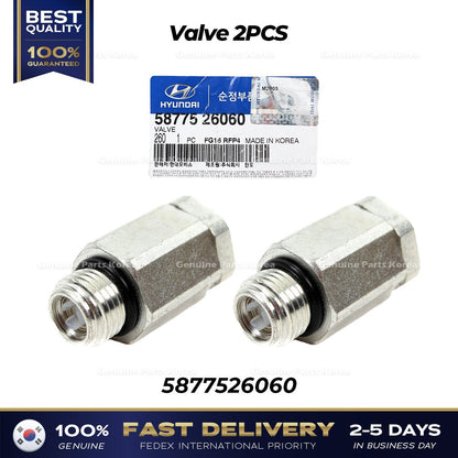 Genuine Valve 2PCS 5877526060 for Hyundai Santa Fe