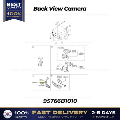 Genuine Back View Camera 95766B1010 for Hyundai Genesis G80