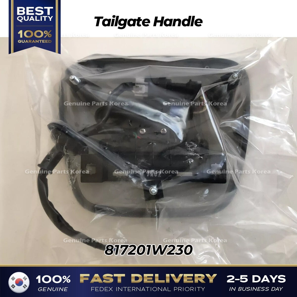 Genuine Tailgate Handle 817201W230 for Kia Rio