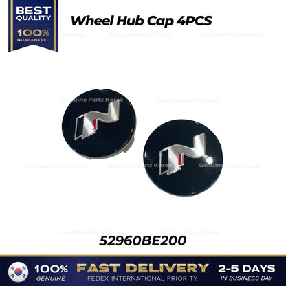 Genuine Wheel Hub Cap 4PCS 52960BE200 for Hyundai Elantra N