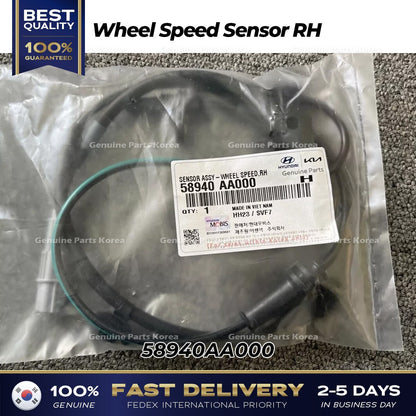 Genuine Wheel Speed Sensor RH 58940AA000 for Hyundai Elantra