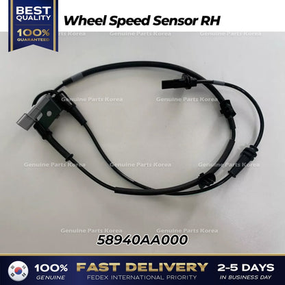 Genuine Wheel Speed Sensor RH 58940AA000 for Hyundai Elantra
