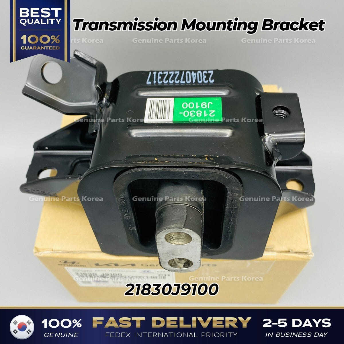 Genuine Transmission Mounting Bracket 21830J9100 for Hyundai Kona Kia Seltos