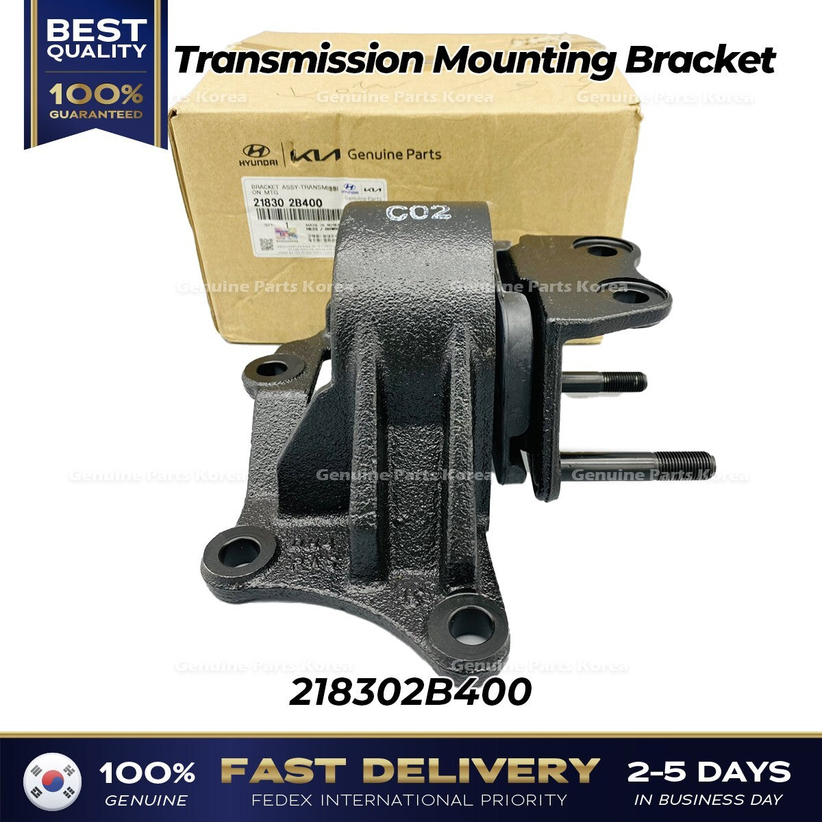 Genuine Transmission Mounting Bracket 218302B400 for Hyundai Santa Fe