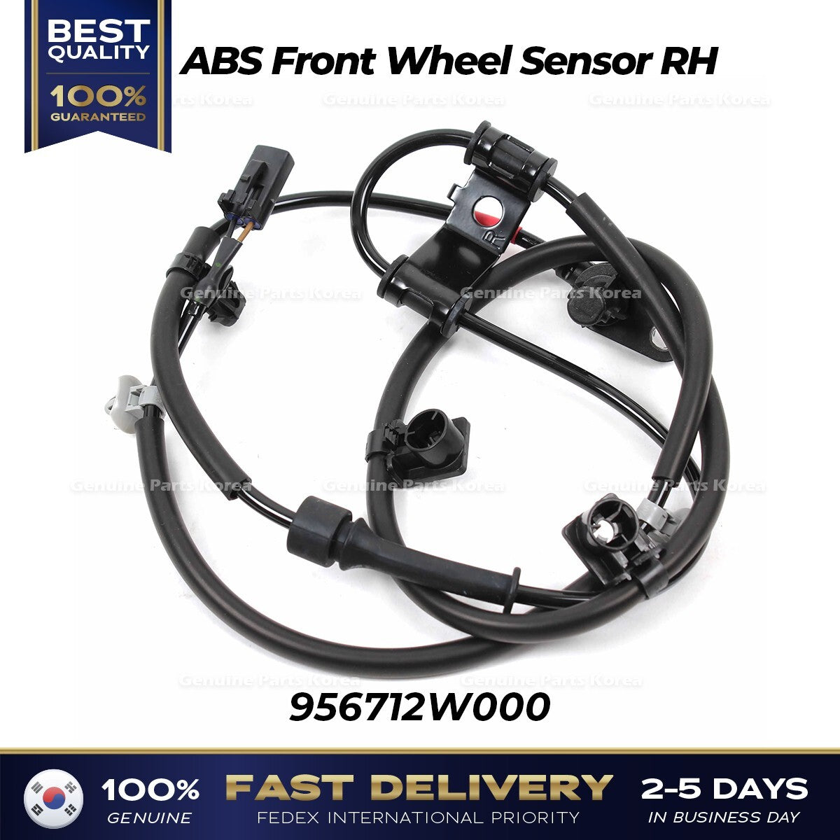 Genuine ABS Front Wheel Sensor RH 956712W000 for Hyundai Santa Fe Kia Sorento