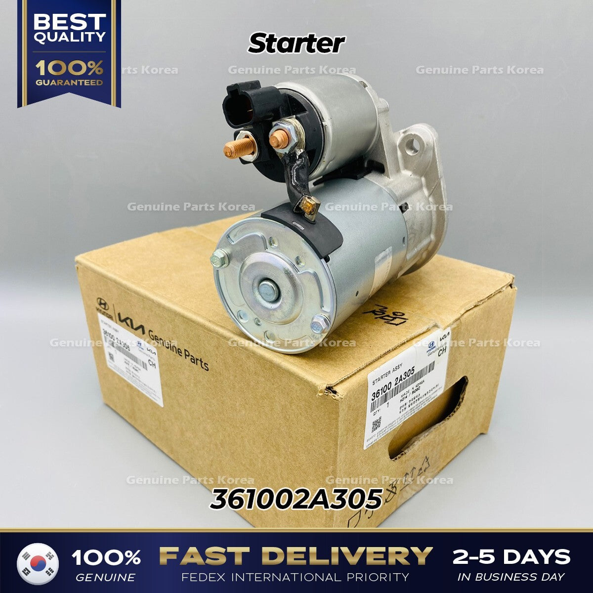 Genuine Starter 361002A305 for Hyundai Elantra Avante