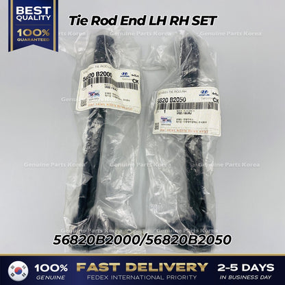 Genuine Tie Rod End LH RH SET 56820B2000 56820B2050 for Hyundai Kia